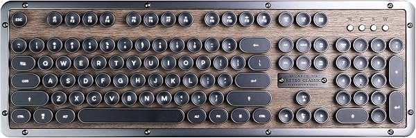 Azio Retro Classic Bluetooth keyboard — product view