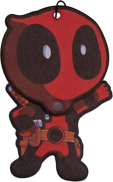 Plasticolor Marvel Comics Deadpool Wiggler Car Air Freshener — product view