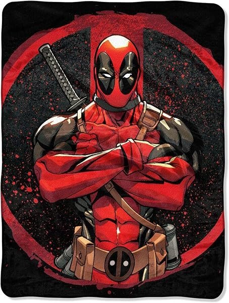 Deadpool Micro Raschel Throw Blanket — product view