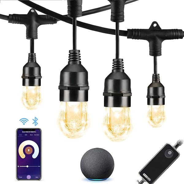 HVS Smart Outdoor String Lights — product view