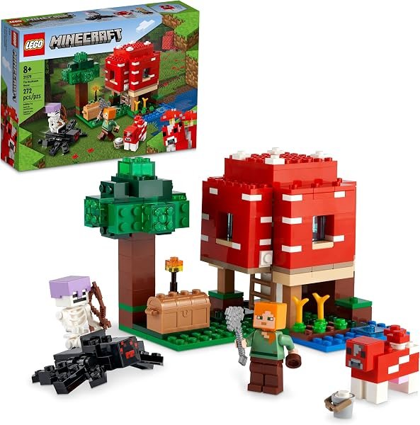 LEGO Minecraft The Mushroom House Set — product view