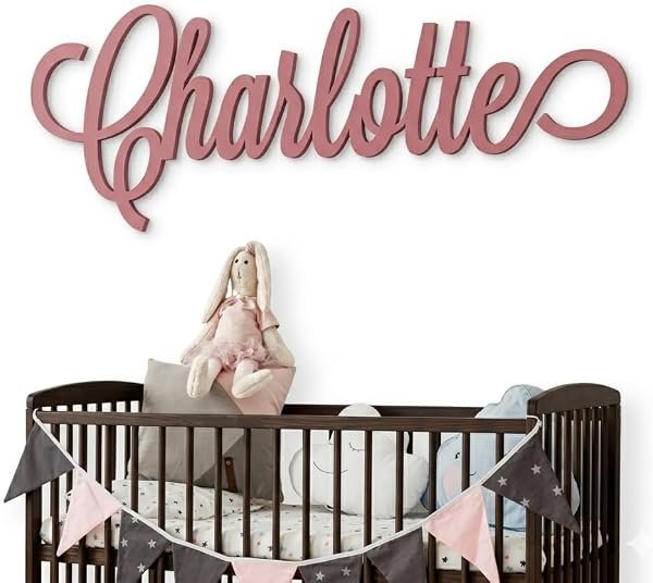 Personalized Wood Name Sign — product view