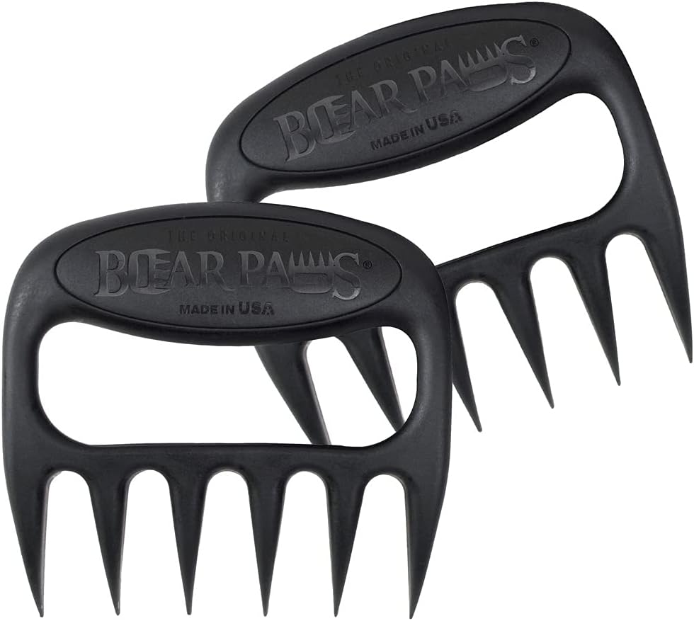 Bear Paws The Original Shredder Claws - Made in The USA - Easily Lift, Handle, Shred, and Cut Meats - Ultra-Sharp Blades and Heat Resistant Nylon