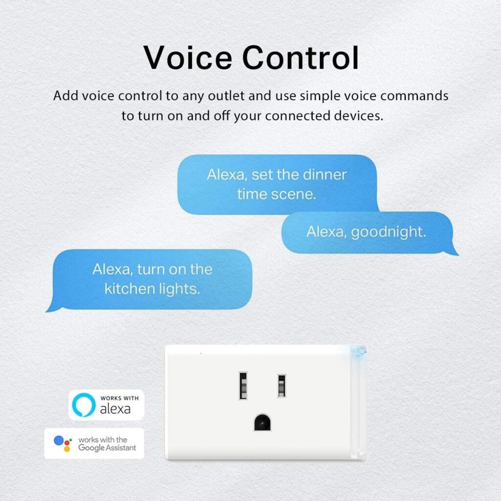 Kasa Smart Plug Mini 15A, Apple HomeKit Supported, Smart Outlet Works with Siri, Alexa  Google Home, UL Certified, App Control, Scheduling, Timer, 2.4G WiFi Only, (Pack of 4) (EP25P4), White