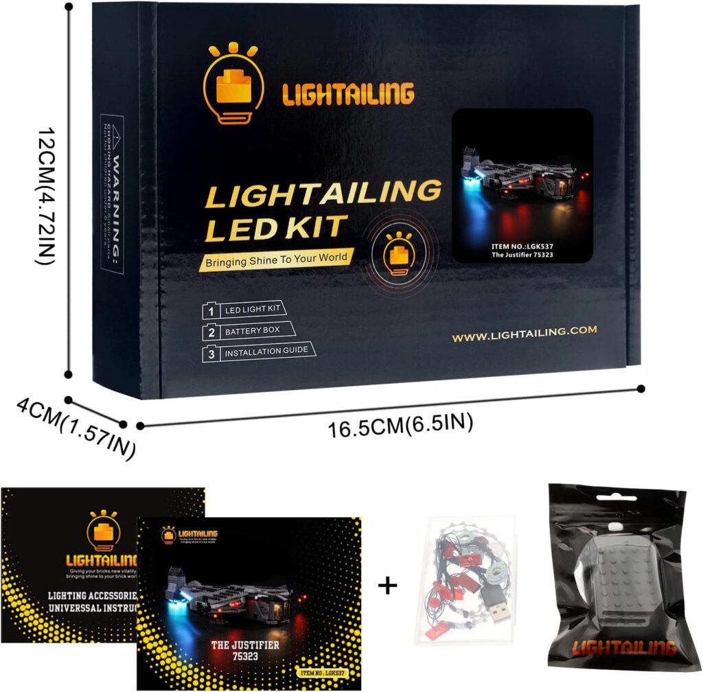 LIGHTAILING Light Set for (Creator Harley Motor Fat Boy) Building Blocks Model - Led Light kit Compatible with Lego 10269(NOT Included The Model)