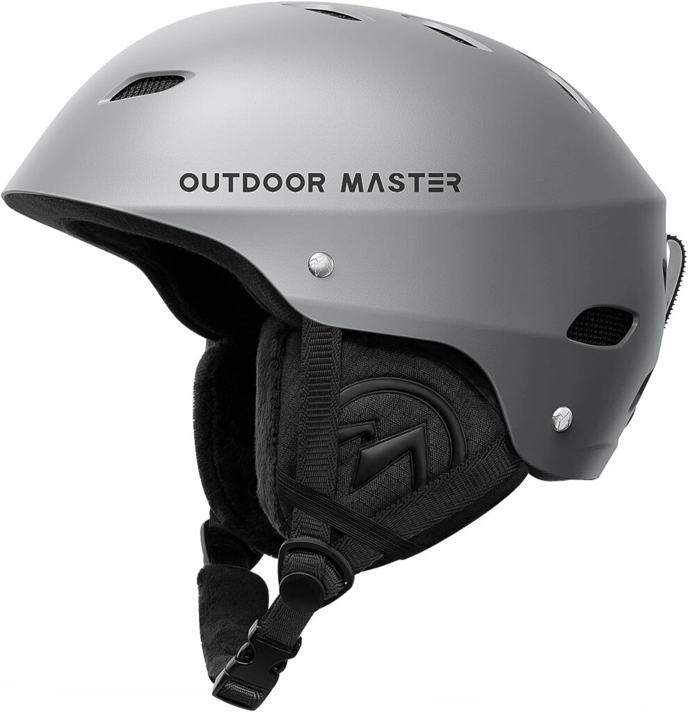 OutdoorMaster Kelvin Ski Helmet - Snowboard Helmet for Men, Women  Youth