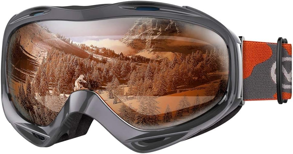 OutdoorMaster OTG Ski Goggles - Over Glasses Ski/Snowboard Goggles for Men, Women  Youth - 100% UV Protection