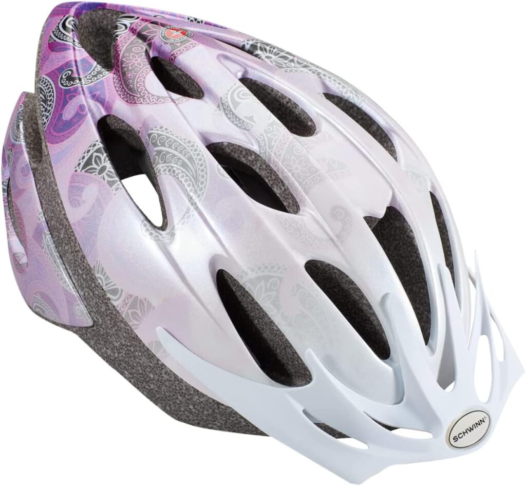 Schwinn Thrasher Adult Bike Helmet, Lightweight Microshell, Men and Women, Dial Fit Adjustment, LED and Non-Lighted Options, Suggested Fit 58-62 Cm