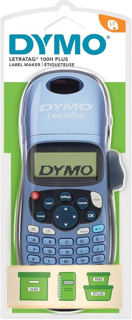 DYMO Label Maker LetraTag 100H Handheld Label Maker, Easy-to-Use, 13 Character LCD Screen, Great for Home  Office Organization