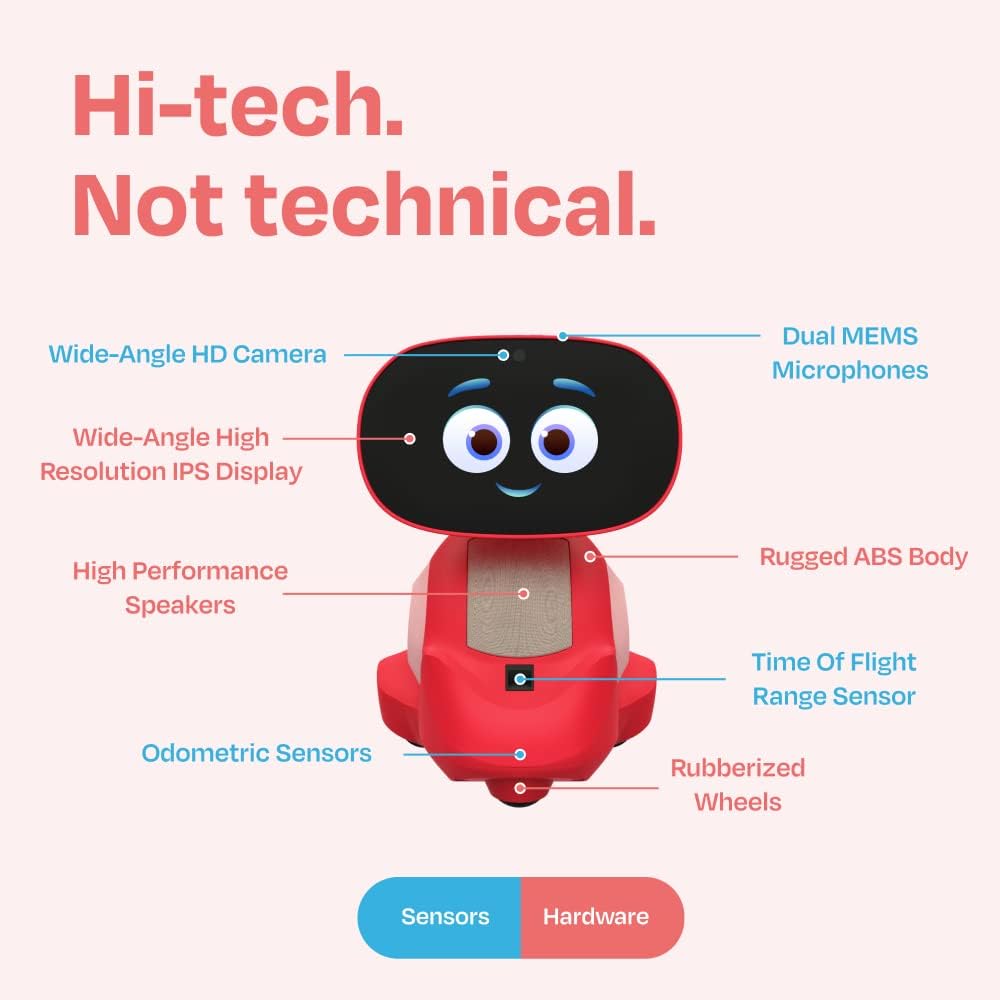 Miko 3: AI-Powered Smart Robot for Kids | STEM Learning  Educational Robot | Interactive Robot with Coding apps + Unlimited Games | Birthday Gift for Girls  Boys Aged 5-12