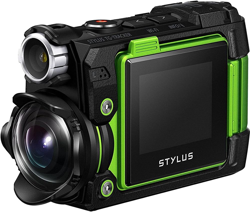 Olympus Stylus TG-Tracker 4K Action Cam Water/Shock/Freeze-proof Green (V104180EU000) - (Renewed)